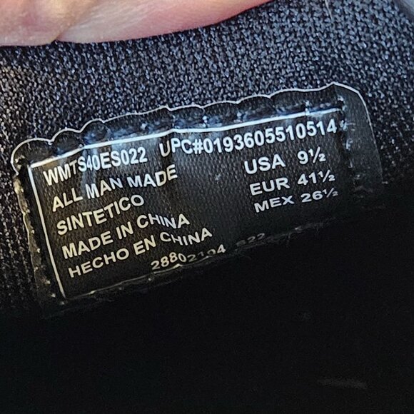 TredSafe Slip Resistant Shoes Mens 9.5 Work Loafers Slip On Black NEW - Picture 9 of 10